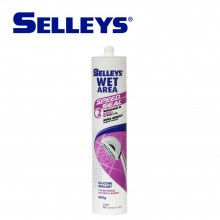 Selleys Wet Area Neutral Cure Silicon Sealant White & Clear 300g